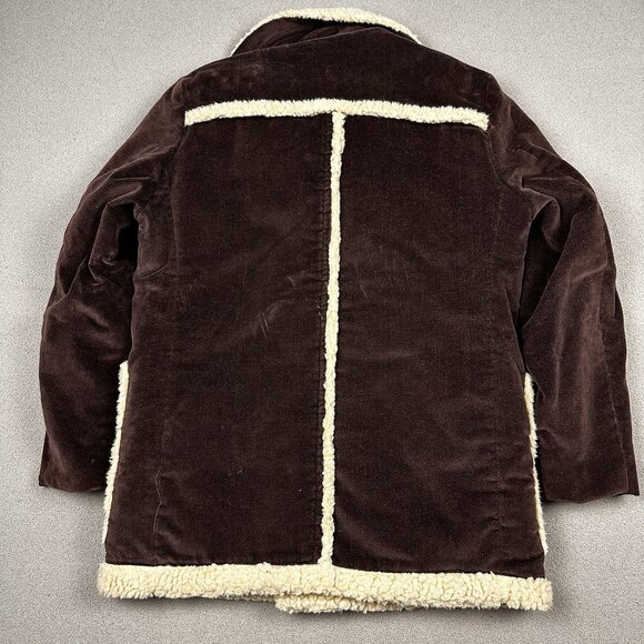 70s Fox Knapp Jacket True Vintage Lined Velour Chore Rancher Coat Mens 38 small - Picture 8 of 9